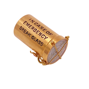 Lampl Money Canister Charm 14K Gold 1940's