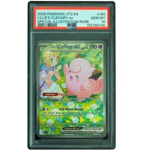 Lillie's Clefairy ex #184_159 Journey Together SIR Holo PSA 10 Pokemon Card Front