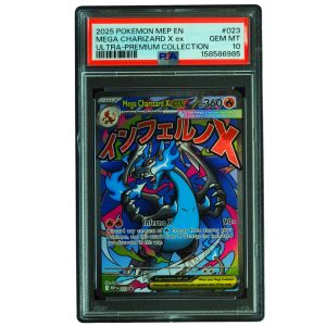Mega Charizard X ex #023 Mega Evolution Promo PSA 10 Pokemon Card Front