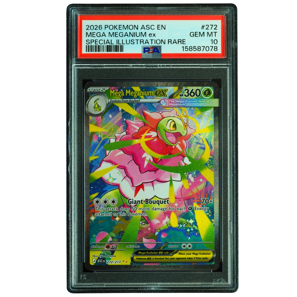 Mega Meganium ex #272/217 Ascended Heroes Special Illustration Rare PSA 10 Pokémon Card