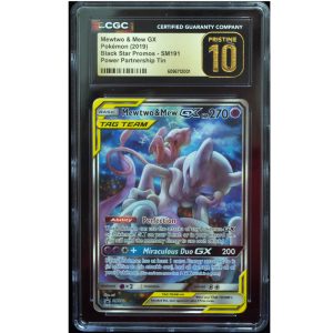 Mewtwo & Mew GX SM191 – Black Star Promo – CGC Pristine 10