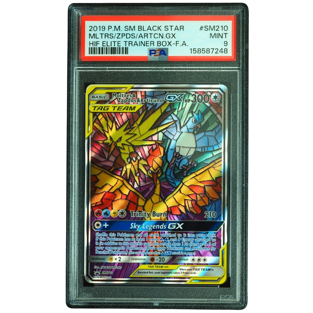 Buy Moltres & Zapdos & Articuno GX #SM210 Sun & Moon Black Star