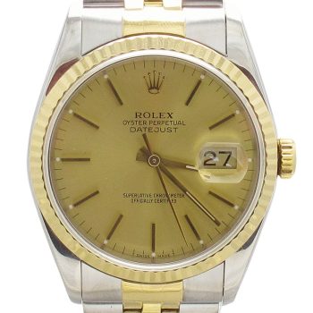 Pre-Owned Rolex 36MM Two Tone Datejust (1990) 16233