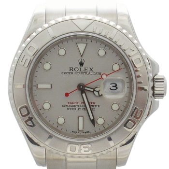 Pre-Owned Rolex 40MM Yachtmaster (2006) Stainless Steel And Platinum 16622