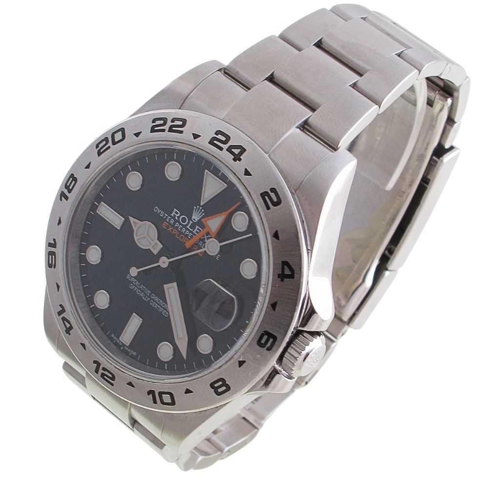 Buy Pre-Owned Rolex 42MM Explorer II (2011) Stainless Steel 216570
