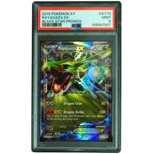 Rayquaza EX #XY73 XY Black Star Promo PSA 9 Pokemon Card Front