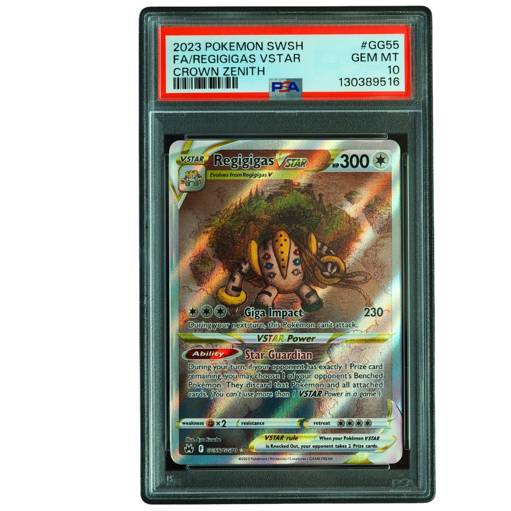 Regigigas VSTAR #GG55/GG70 Crown Zenith: Galarian Gallery Ultra Rare Holo PSA 10 Pokémon Card