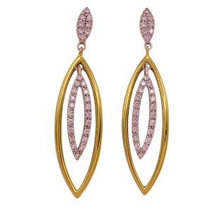 Sonia B Diamond 18K Dangle Earrings