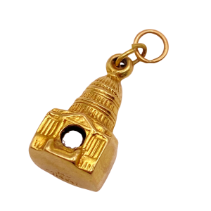 US Capitol Building Charm 14K Gold Lampl