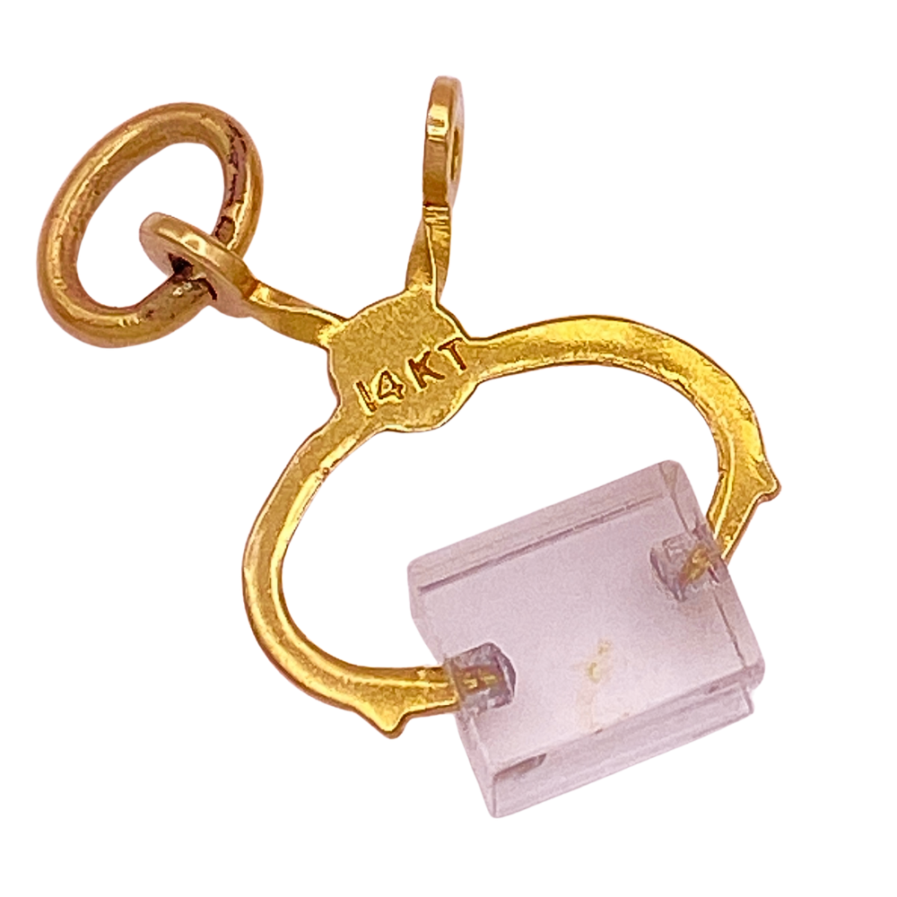 Vintage Ice Tongs Articulated Charm 14K Gold circa 1940’s