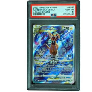 Zeraora VSTAR #GG43_GG70 Crown Zenith_ Galarian Gallery UR Holo PSA 10 Pokemon Card Front