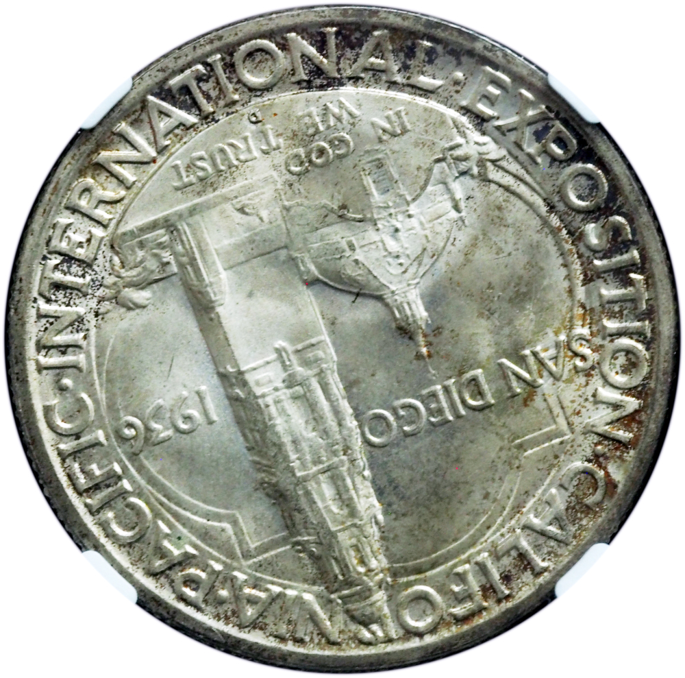 Buy 1936-D San Diego Commemorative Half Dollar MS66+ NGC & CAC