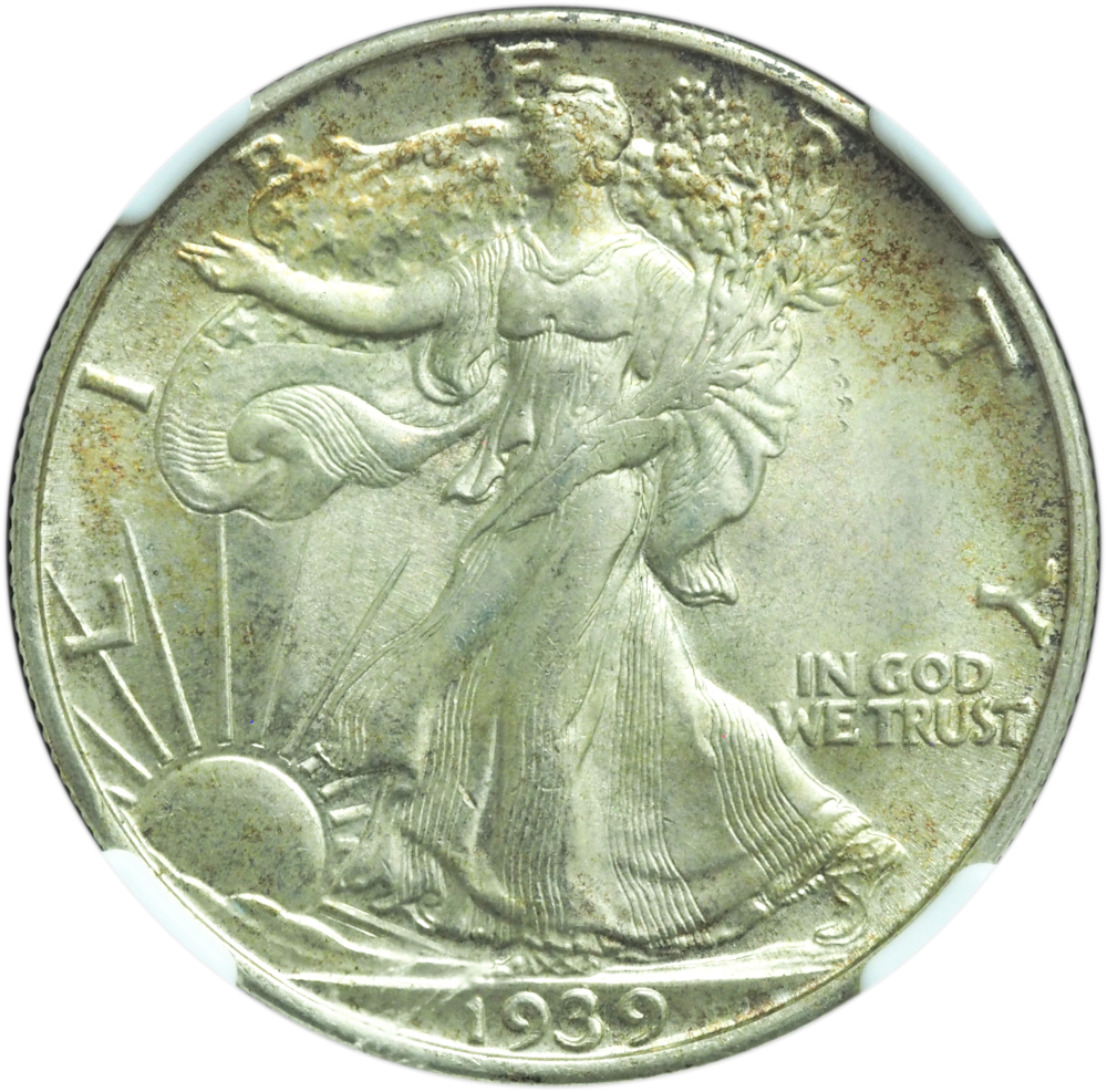 1939-S Walking Liberty Half Dollar MS66 NGC