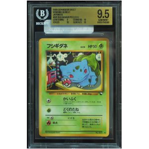 1998 Pokémon Japanese Vending Series Bulbasaur BGS 9.5