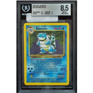 1999 Pokémon Blastoise #2 Base Set Holo BGS 8