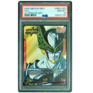 Cell #SB01-001 Manga Booster Alt Art PSA 10 Dragon Ball Super Card Front