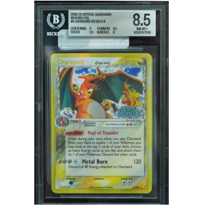 2006 Pokémon Charizard #4 EX Crystal Guardians Reverse Holo BGS 8.5