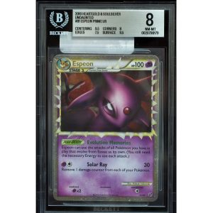 Espeon Prime #81 HS Undaunted BGS 8