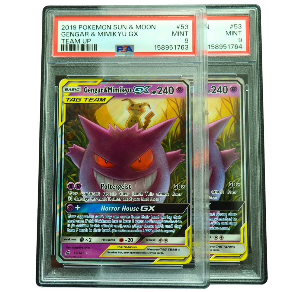 Buy Gengar & Mimikyu #53/181 Team Up Ultra Rare PSA 9 Pokémon Card