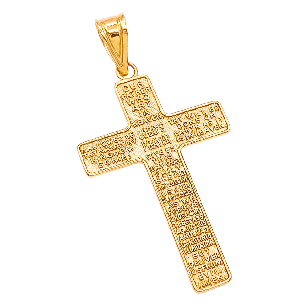 The Lords Prayer CROSS Pendant Michael Anthony circa 1980’s, Our Father