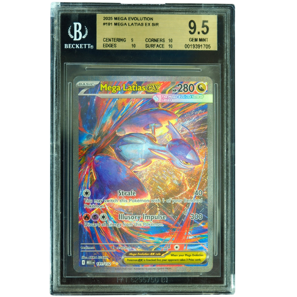 Mega Latias ex #181/132 Mega Evolution SIR BGS 9.5 Pokémon Card