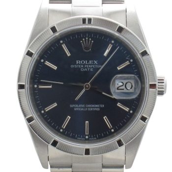 Pre-Owned Rolex 34MM Date (2001) Stainless Steel 15210