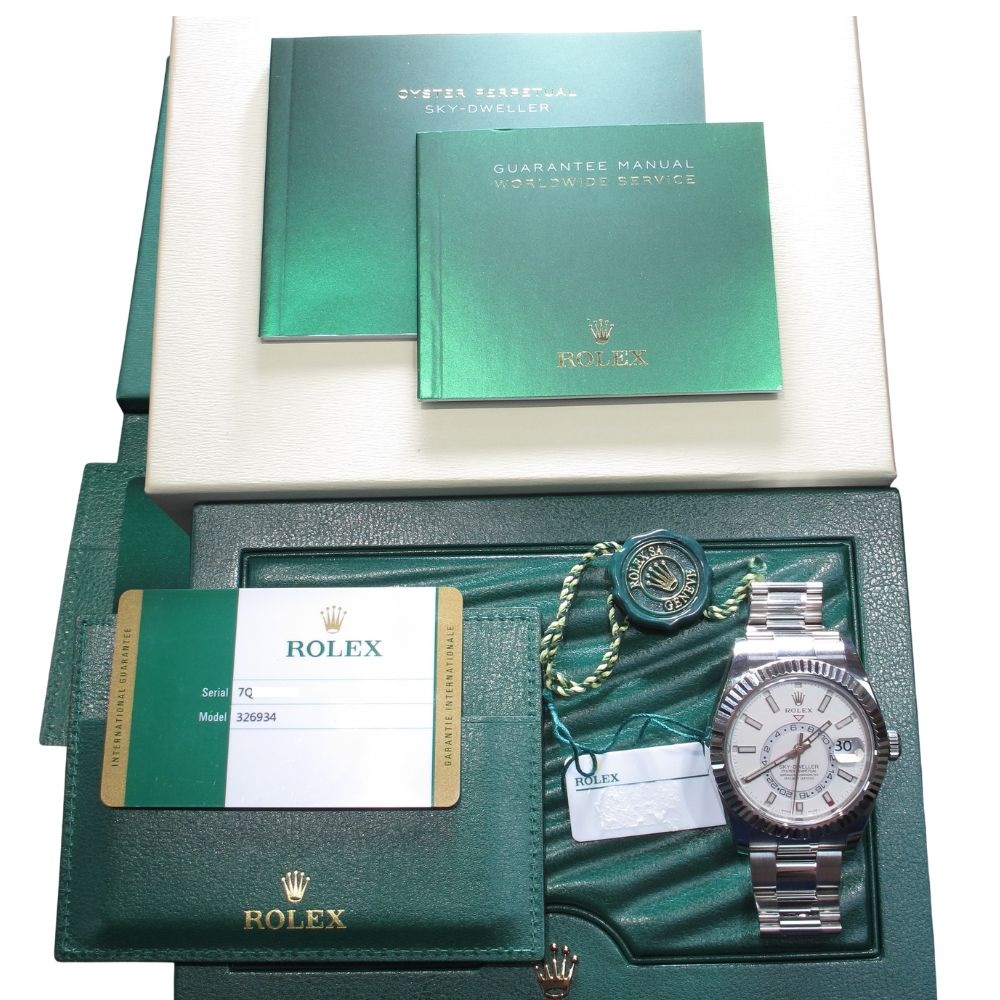ロッド Rolex Buy Pre-Owned Rolex 42MM Sky-Dweller (2018) Stainless Steel 326934