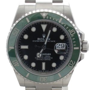 Pre-Owned Unpolished Rolex 41MM Stainless Steel Submariner (Starbucks) (2022) Model 126610LV
