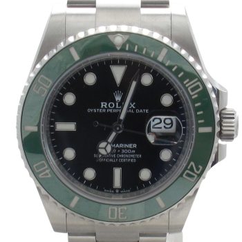 Pre-Owned Unpolished Rolex 41MM Stainless Steel Submariner (Starbucks) (2022) Model 126610LV