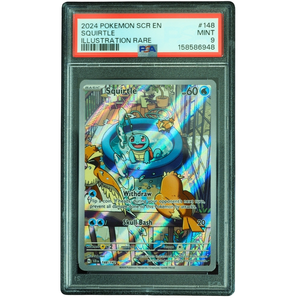 ポケモンカードゲーム PSA10 Squirtle Illustration Rare 148 Pokemon