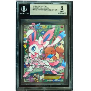 Sylveon EX #RC32_RC32 Generations Ultra Rare BGS 8 Pokemon Card Front