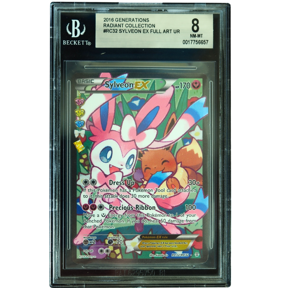 Sylveon EX #RC32/RC32 Generations Ultra Rare BGS 8 Pokémon Card