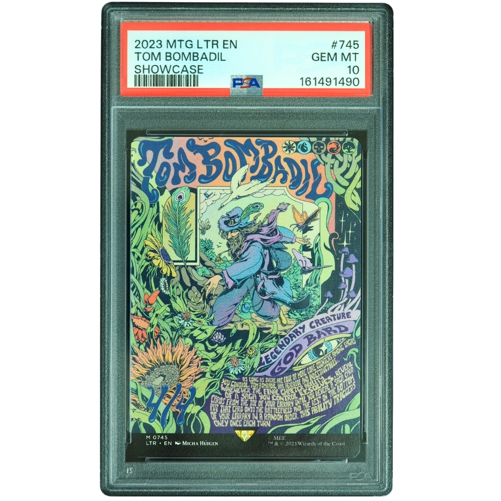 Tom Bombadil #745 Tales of Middle-Earth Borderless Poster PSA 10 Magic: The Gathering Card