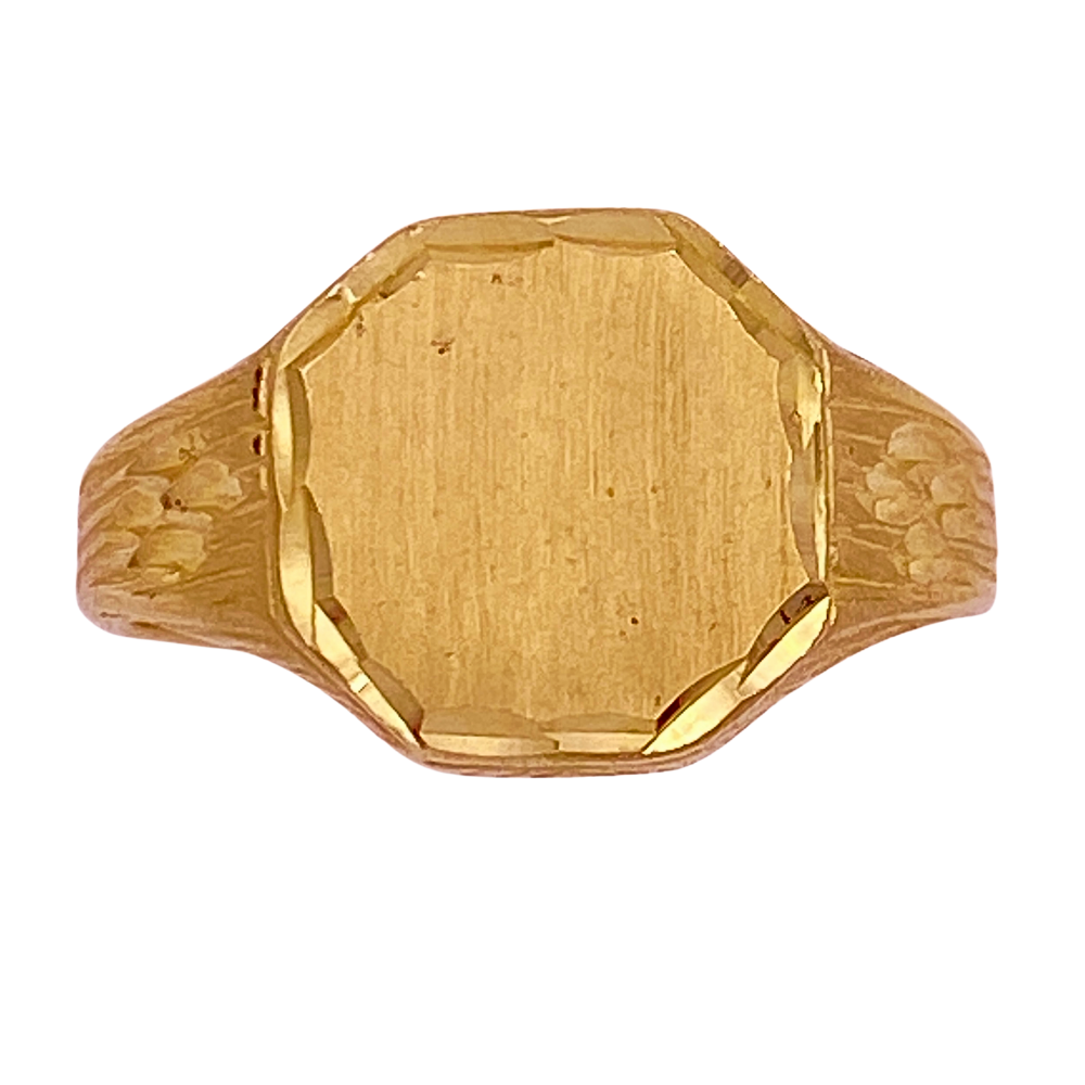 Vintage Signet Ring 14K Gold Michael Anthony C.1980’s