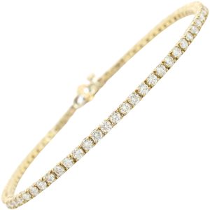 2.99ctw Diamond Tennis Bracelet 14K Yellow Gold front