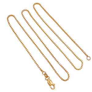 Box Link Chain Necklace 14KYG