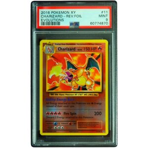 Charizard #11_108 Evolutions Reverse Holo Rare PSA 9 Pokemon Card Front