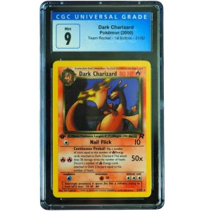 Dark Charizard #21_82 Team Rocket 1st Edition Rare CGC 9 Pokemon Card Front