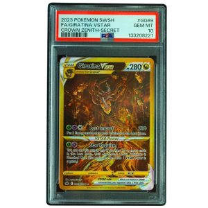 Giratina VSTAR #GG69_GG70 Crown Zenith Secret Rare PSA 10 Pokemon Card Front