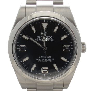 Pre-Owned Rolex 39MM Explorer I (2026 Rolex Certified Pre-Owned) Stainless Steel 214270