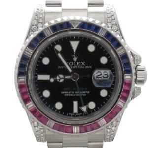 Pre-Owned Rolex 40MM GMT Master II (2007) Stainless Steel Model 116710LN