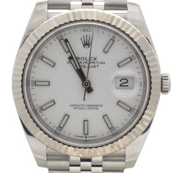 Pre-owned Rolex 41MM Stainless Steel Datejust (2020) Model 126334