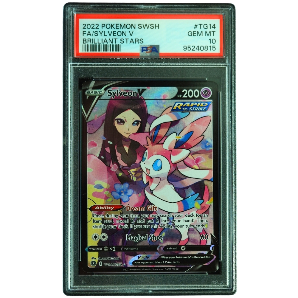 Sylveon V #TG14/TG30 Brilliant Stars Ultra Rare PSA 10 Pokémon Card
