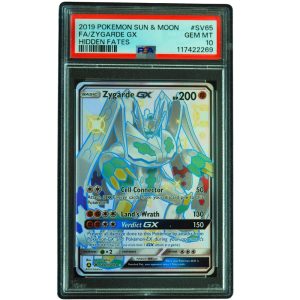 Zygarde GX #SV65_SV94 Hidden Fates Shiny Holo Rare PSA 10 Pokemon Card Front